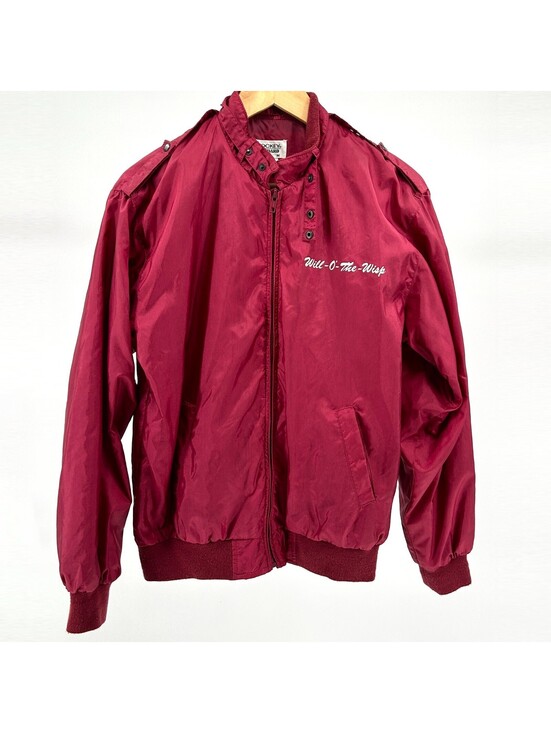 Jockey Other - Vintage 80s Jockey Burgundy Bomber Jacket